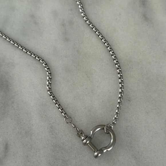 COPY - COPY - Silver Chunky Horse Bit Chain NecklaceBrand New